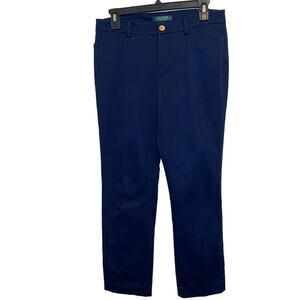 LAUREN‎ RALPH LAUREN Navy Cropped Pants Size 4P